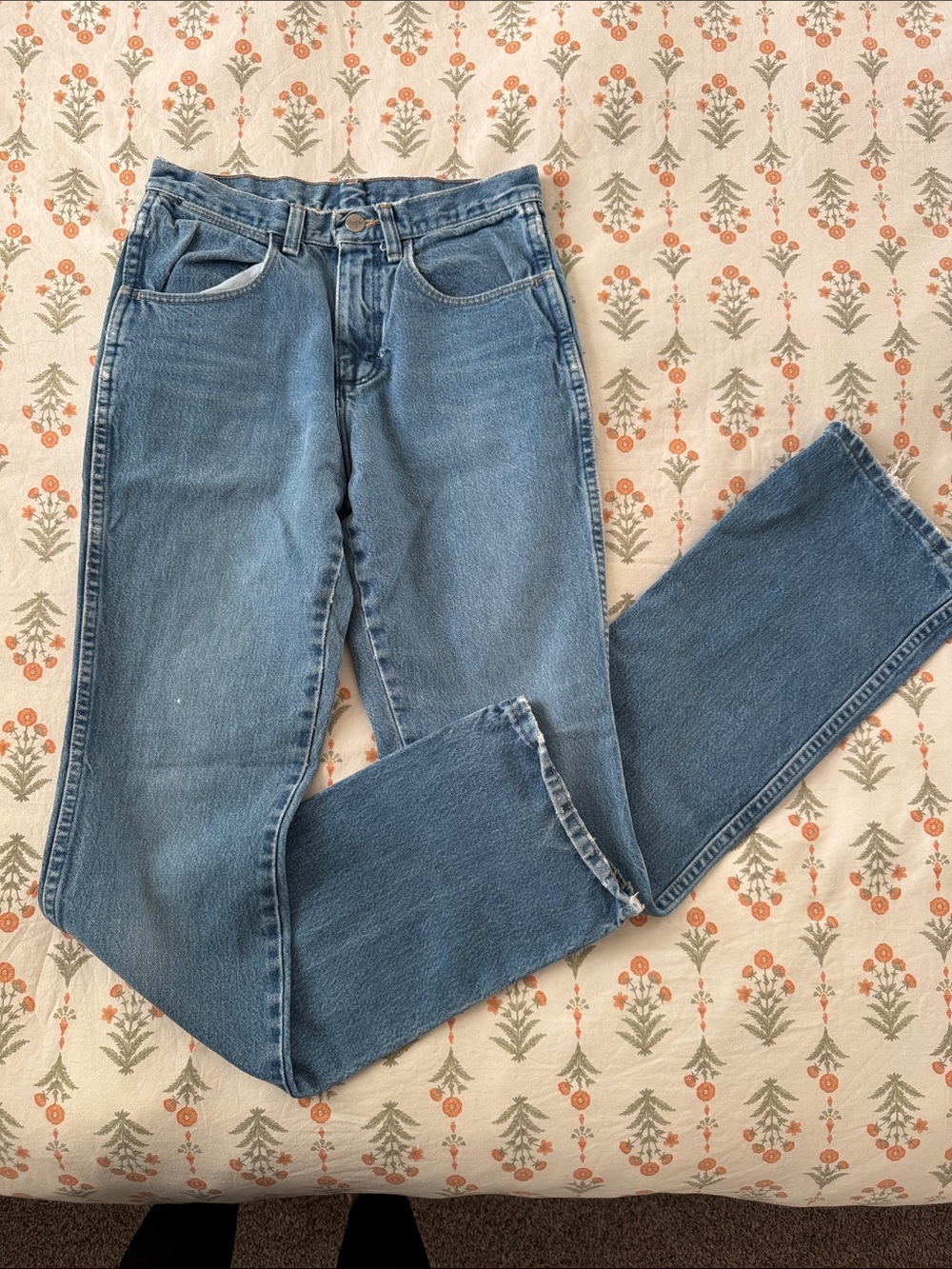 Vintage 80s High-Waisted Western Cowboy Cut